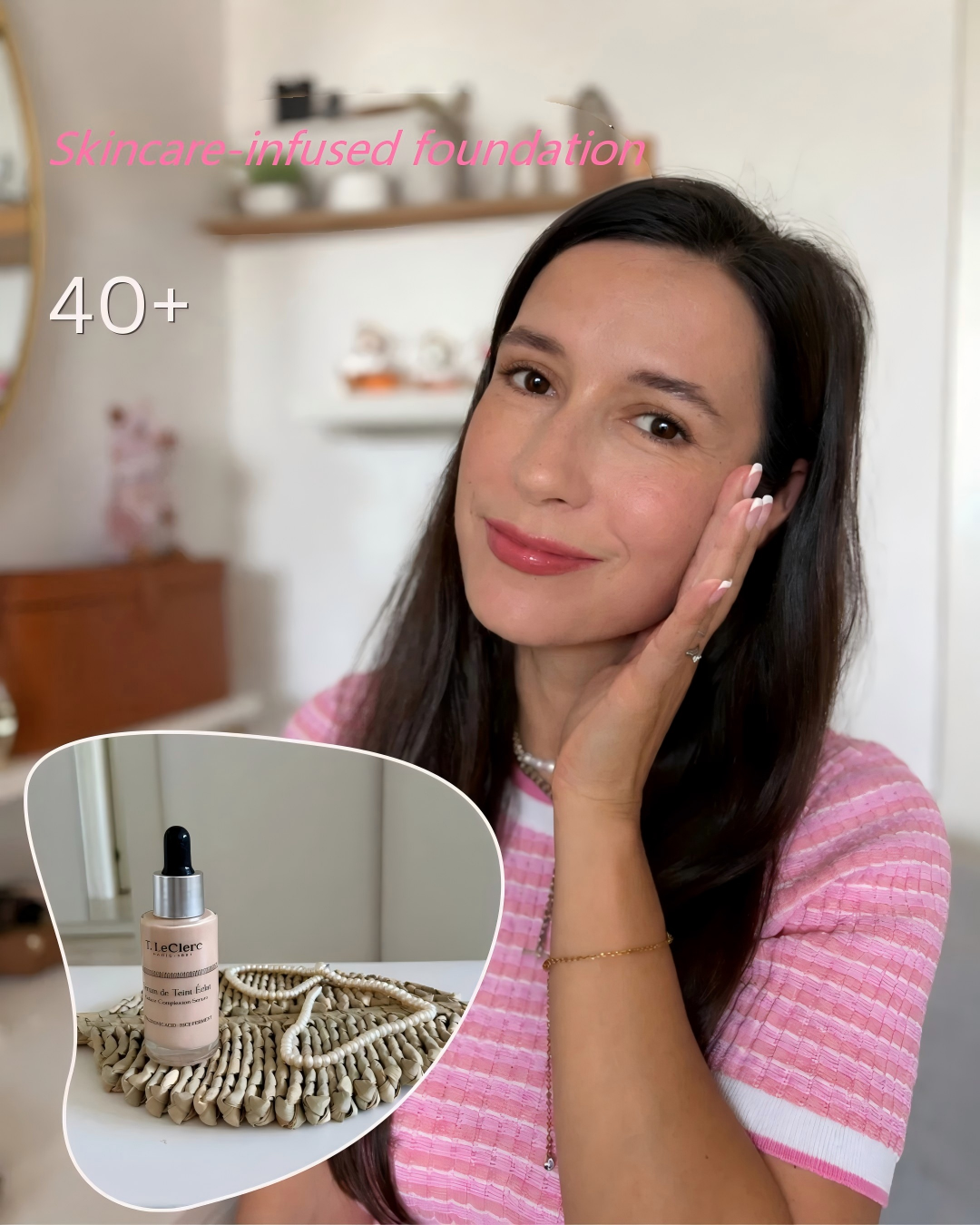 What “no-makeup” actually means at 42, if you’re French about it