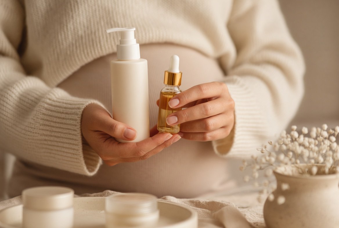 What actually used on face while pregnant